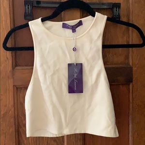 Ralph Lauren Purple Label Crop Top